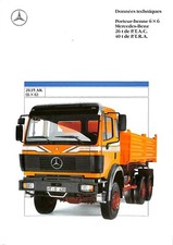 1990 Mercedes Trucks / DUMP CARRIER 2635 AK / TECHNICAL DATA