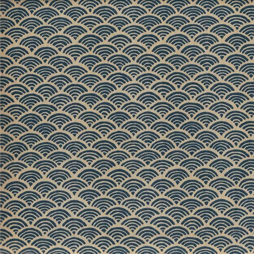 Tissu japonais vagues - japonais,