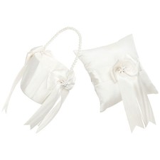  Panier De Bouquetière Coussin Pour Alliance Mariage Articles Fleurs Fille