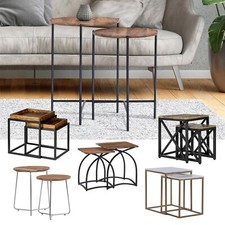 Set de 2 table gigogne en bois