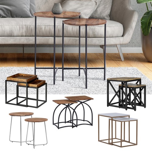 Set table gigogne en bois - 2,