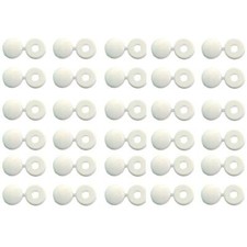 CAPUCHONS CACHE RIVETS BLANCS