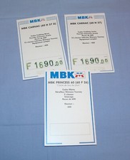 collector : lot de 3 cartes