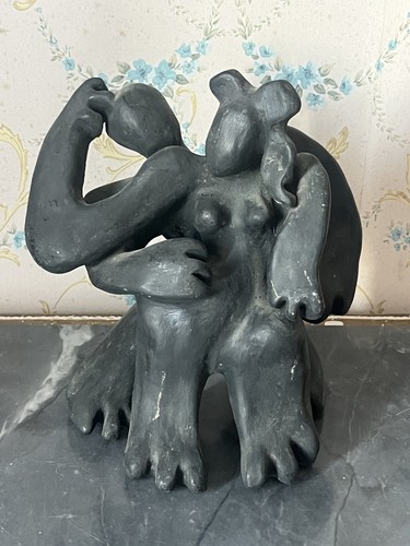 Statue terre cuite - statue, xxe