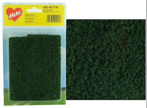 Heki flocking for dark green - dark,