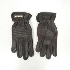 Paire Gant moto cuir marron
