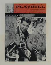 Don Ameche Margaret Hamilton Cast Signed 1958 Goldilocks Playbill Cover Only