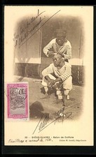 Old postcard Diégo-Suarez, hair salon 