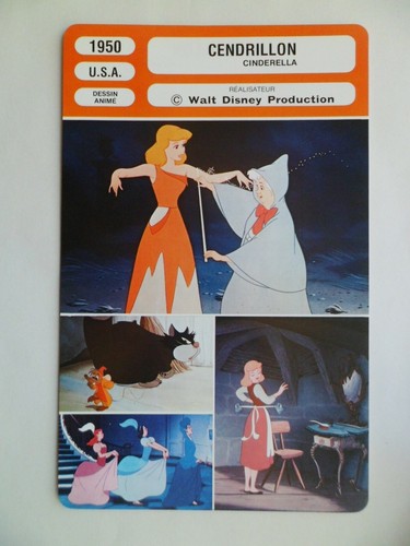 Carte fiche cinema 1950 - carte,