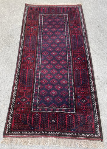 Ancien tapis 195x95cm oriental - tapis,