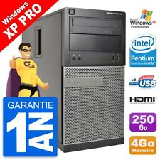 PC Tour Dell 3010 MT G2020 RAM 4Go Disque Dur 250Go HDMI Windows XP