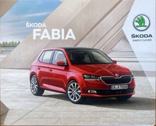 Skoda Fabia and Fabia station wagon brochure Depliant 11/2019