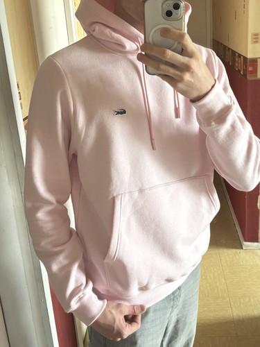 Sweat hoodie lacoste rose - sweat,