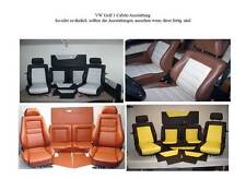 VW Golf 1 Cabrio Instructions d'installation pour Aménagement intérieur