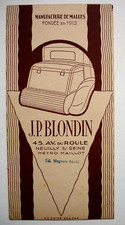 CATALOGUE  "J.P. BLONDIN-