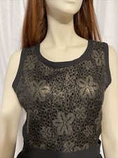 Women's Blu Pepper Geometric Dress-size Large