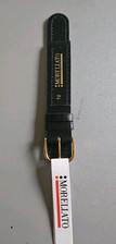 bracelet montre Noir, 16 Morellato NOS Vintage CUIR VÉGÉTAL D0365 087 019