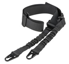 Sangle de fusil 2 points noire