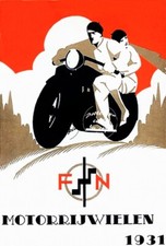 FN MOTO 1931 Rf262 - POSTER HQ
