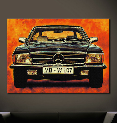 Pop art mercedes benz - pop, sl