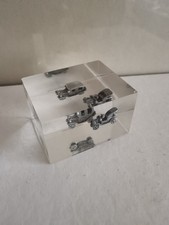 presse papier résine 2 voitures Tacots 1900