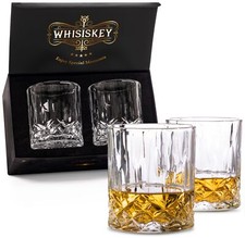 Whiskey Glass Set - Men's Whiskey Gift Box - Whiskey Glass & Rum -...