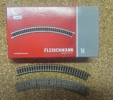20 rails courbes Fleischmann N