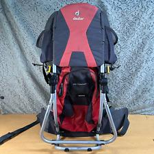 Deuter Kid Comfort 1 Child Carrier Hiking Backpack Red/Black