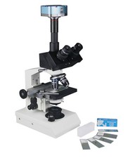 2000X Microscope Trinoculaire De Biologie Scientifique Avec Caméra USB