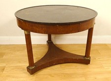 Guéridon table tripode acajou