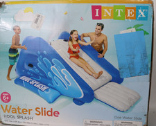 INTEX 58849EP Kool Splash Inflatable Water Slide Swimming Pool Play Center Blue