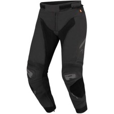 Pantalons De Moto Sport En Cuir Noir RICHA STRADALE Pour Piste/Road