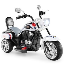 Moto Électrique Scooter 3 Roues pour Enfants 6V 3 Km/h Effet Sonore et Lumineux