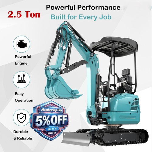 R322l 5ton mini excavator - 2.5ton,