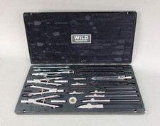 Wild Heerbrugg Switzerland RZ40 Engineers Precision Drafting Set (Read)