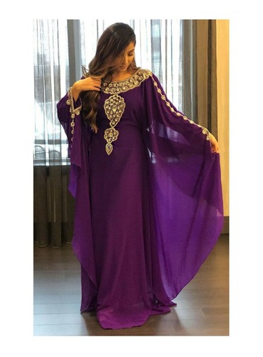 Robe neuve violette dubaï - neuve,