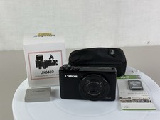 Canon PowerShot S110 Digital Compact Camera Black Tested And Works 