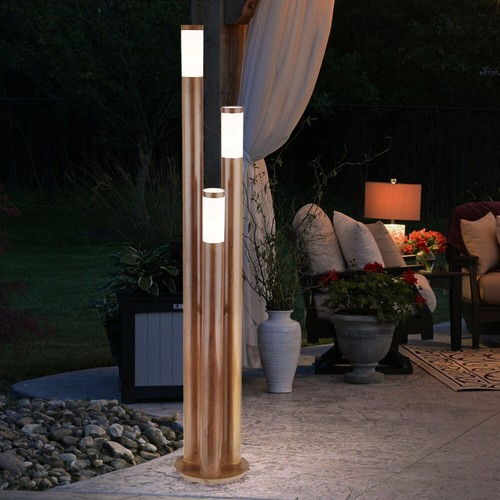 Lampe lampadaire bois design - bois,