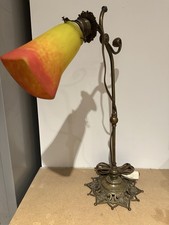 Lampe Époque Art Nouveau Muller Frères Luneville 60 Cm