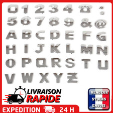 Lettre chiffre 3D métal haute