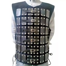 GN médiéval en cuir GN chevalier armure cuirass Viking Renaissance gothique...
