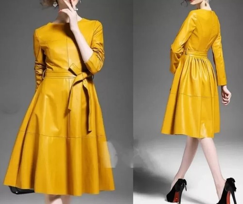 Nouvelle robe cuir crop - nouvelle, en