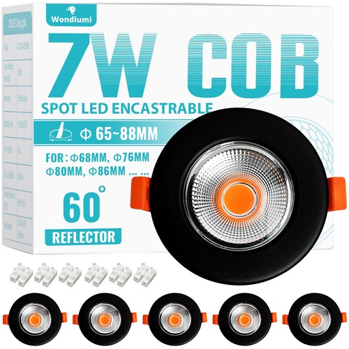 Spot led encastrable noir - spot,