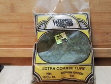 WOOLAND SCENICS. HO+N. T37. GREEN TURF. DECOR DIORAMA. NEW BAG