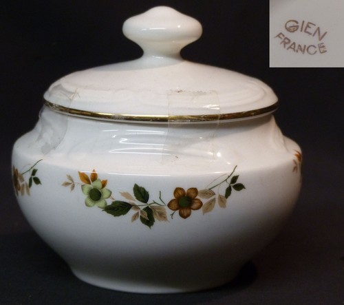 1950 faïence gien pot - faïence,