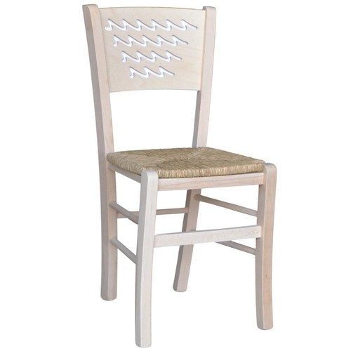 Chaise bois capri - bois, brute
