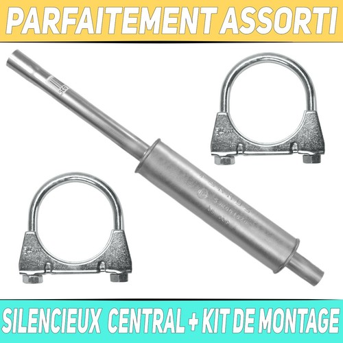 Pot échappement central - d’échappement,