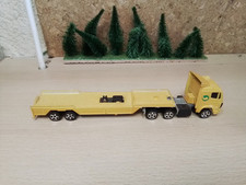 MAJORETTE 1/87. MERCEDES SEMI PLATFORM TRAILER TRUCK