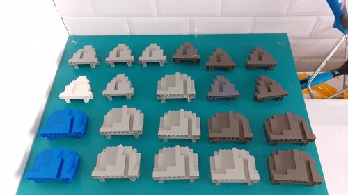 Lot lego briques rochers - lego, de
