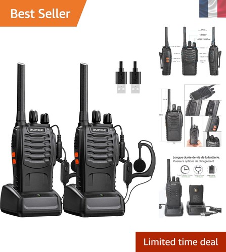 Talkie walkie baofeng longue - talkie-walkie,